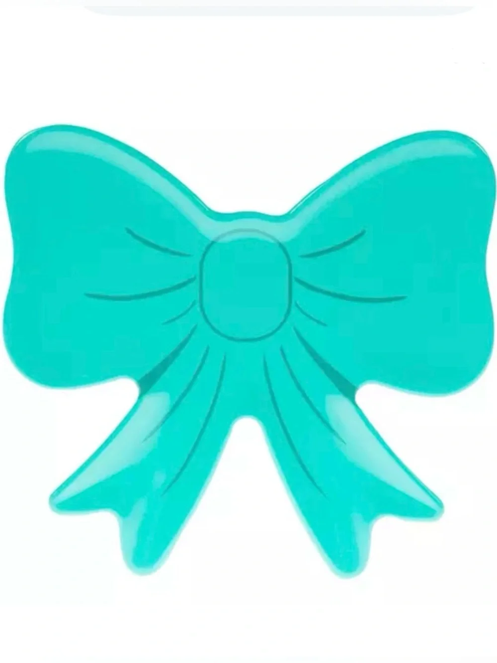 3 Bow Plates The Spring Shop Teal Green Bow Plate- Party Bow Tray -Bow Dishes